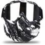 Freehawk Motorcycle Goggle Mask - Motorcycle Glasses with Detachable Mask for Desert Offroad Riding/Skiing/Snowmobile/Cycling/Halloween/Costume Ball