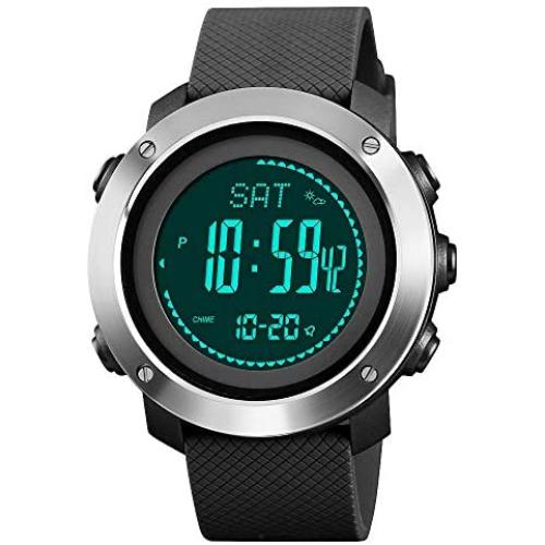 Rubber Strap Mens Watch Multifunction Sport Watch
