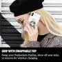 PopSockets: PopGrip with Swappable Top for Phones and Tablets - Disco Crystal Silver PopSockets: PopGrip with Swappable Top for Phones and Tablets - Disco Crystal Silver