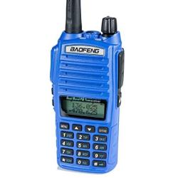 BaoFeng UV-82HP (Blue) High Power Dual Band Radio: 136-174mhz (VHF) 400-520mhz (UHF) Amateur (Ham) Portable Two-Way