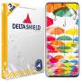 DeltaShield Screen Protector for Samsung Galaxy S20 (6.2 inch)(3-Pack)(Case Friendly Version) BodyArmor Anti-Bubble Military-Grade Clear TPU Film