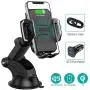 CHOETECH Wireless Car Charger, 10W Max Qi Wireless Fast Charger Car Mount USB-C Phone Holder with 36W Dual Car Charger Compatible iPhone SE, iPhone 11/Pro/Max/XS/Max, Galaxy S20/S20+/Note 10/S10