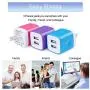 USB Wall Charger,Charging Block 3-Pack 2.1A Dual Port USB Wall Charging Plug Head Travel Charger Cube Compatible for iPhone 11,Xs,XR,Xs Max,X,8 7 6 Plus,Samsung Galaxy,LG,Moto,Google,Android Phone