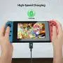 Charger for Nintendo Switch, YCCTEAM Switch Charger AC Adapter 15V/2.6A Fast Charging Replacement for Nintendo Switch/Switch Lite with 5FT Type C Cable, Support TV Mode and Dock Charger for Nintendo Switch, YCCTEAM Switch Charger AC Adapter 15V/2.6A Fast Charging Replacement for Nintendo Switch/Switch Lite with 5FT Type C Cable, Support TV Mode and Dock
