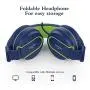 Elecder i36 Kids Headphones Children Girls Boys Teens Foldable Adjustable On Ear Headphones 3.5mm Jack Compatible iPad Cellphones Computer Kindle MP3/4 Airplane School Tablet Blue/Green Elecder i36 Kids Headphones Children Girls Boys Teens Foldable Adjustable On Ear Headphones 3.5mm Jack Compatible iPad Cellphones Computer Kindle MP3/4 Airplane School Tablet Blue/Green