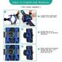 LATSKGN Bike Phone Mount 360° Rotation Universal, Bicycle Motorcycle Phone Mount Holder Stand Cradle Clamp for iPhone X/XR/XS MAX/8/7/6 Plus, Samsung Galaxy S10/S10e/S10/S9 Plus