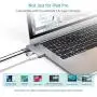 IPad Pro USB C Hub, CHOETECH 4 in 1 IPad Pro Hub. 4K60HZ HDMI Adapter and USB-C PD 60W, USB 2.0, 3.5mm Audio Output, Compatible with IPad Pro 2020 2019 2018, MacBook Pro 2020/2019, Type C Devices, etc