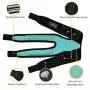 Dual Patella Knee Strap for Knee Pain Relief,Adjustable Neoprene Knee Brace Support for Running, Arthritis, Jumper, Tennis,Injury Recovery,Protection,Black(1 Piece),12 - 17