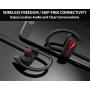 SENSO Bluetooth Wireless Headphones, Best Sports Earphones w/Mic IPX7 Waterproof HD Stereo Sweatproof Earbuds for Gym Running Workout 8 Hour Battery Noise Cancelling Headsets HiFi Cordless Headphones