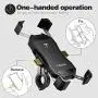 Bicycle & Motorcycle Phone Mount, Aluminum Alloy Bike Phone Holder with 360° Rotation for iPhone 11 Pro Max X XR Xs 7s 8 Plus, Samsung S20 S7/S6/Note10/9/8/4 GPS Bicycle & Motorcycle Phone Mount, Aluminum Alloy Bike Phone Holder with 360° Rotation for iPhone 11 Pro Max X XR Xs 7s 8 Plus, Samsung S20 S7/S6/Note10/9/8/4 GPS