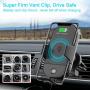 LETSCOM Wireless Car Charger,15W Qi Fast Charging Car Mount Charger Auto-Clamping Air Vent Phone Holder Compatible with iPhone 11/11Pro/11Pro Max/Xs Max/XS/XR/X/8/8+, Samsung S10/S10+/S9/S9+/S8/S8+