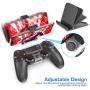 OIVO PS4 Controller Clip Mount, Mobile Phone Clamp Bracket Holder with Adjustable Stand for PlayStation4/PS4 Slim/PS4 Pro Controller