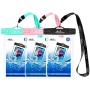 MoKo Waterproof Phone Pouch [3 Pack], Underwater Clear Phone Case Dry Bag with Lanyard Compatible with iPhone 11/11 Pro Max, X/Xs/Xr/Xs Max, 8/7/6 Plus, Samsung S10/S9/S8 Plus, S10e, S20, Note 10/9/8