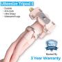 Phone Tripod, UBeesize 12 Inch Flexible Cell Phone Tripod Stand Holder with Wireless Remote Shutter & Universal Phone Mount, Compatible with iPhone/Android/DSLR/GoPro Camera, Pink