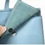 Heshe Womens Leather Backpack Casual Style Flap Backpacks Daypack for Ladies (Light Blue) Heshe Womens Leather Backpack Casual Style Flap Backpacks Daypack for Ladies (Light Blue)