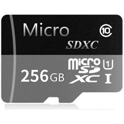 256GB Micro SD Memory Card High Speed Class 10 Micro SD SDXC Card with SD Adapter