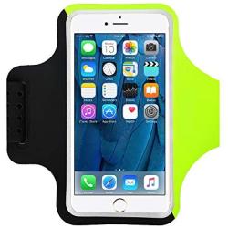 Yigou Sweat Resistant Armband, Cell Phone Armband Case Fit iPhone Xs Max/X/8 Plus/7 Plus, Galaxy S8/S8 Plus/S7 Edge Phones up to 6.0¡± with Safety Reflective Strips, Idear for Running Sports Biking