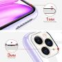 OULUOQI Compatible with iPhone 11 Pro Max Case 2019, Shockproof Clear Case with Hard PC Shield+Soft TPU Bumper Cover Cases for iPhone 11 Pro Max 6.5 inch.