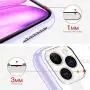 OULUOQI Compatible with iPhone 11 Pro Max Case 2019, Shockproof Clear Case with Hard PC Shield+Soft TPU Bumper Cover Cases for iPhone 11 Pro Max 6.5 inch. OULUOQI Compatible with iPhone 11 Pro Max Case 2019, Shockproof Clear Case with Hard PC Shield+Soft TPU Bumper Cover Cases for iPhone 11 Pro Max 6.5 inch.