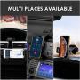 Miracase Cell Phone Holder for Car,Upgrade Dashboard & Windshield 360° Rotation One Button Car Phone Mount Holder Compatible iPhone Xs MAX/XS/XR/X/8plus/7/8/6,Galaxy S10/S9/S8,Google,Huawei(4”-6.5“)