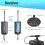 UHF Wireless Microphone System Headset Mic/Stand Mic/Lavalier Lapel Mic with Rechargeable Bodypack Transmitter & Receiver 1/4" Output for iPhone, PA Speaker, DSLR Camera, Recording, Teaching