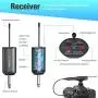 UHF Wireless Microphone System Headset Mic/Stand Mic/Lavalier Lapel Mic with Rechargeable Bodypack Transmitter & Receiver 1/4" Output for iPhone, PA Speaker, DSLR Camera, Recording, Teaching