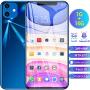 happyYE 2020 New Unlocked Smartphone, 6.1 Inch Ultrathin Dual SIM Cell Phone- Android 6.1 Quad Core 1G+16G GSM 3G WiFi Unlocked Mobile Phone Big Battery (Blue)