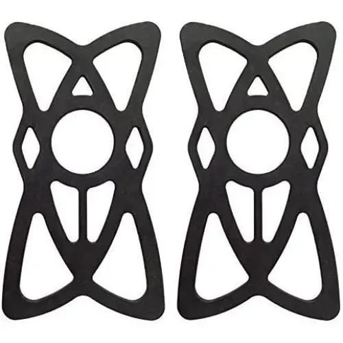 SimPra Silicone Security Bands for Cell Phone Mount, Universal Mountain & Road Handlebar Cradle Holder Tether, Bicycle Phones Holder Support, Only 2 PCS Band (Black) SimPra Silicone Security Bands for Cell Phone Mount, Universal Mountain & Road Handlebar Cradle Holder Tether, Bicycle Phones Holder Support, Only 2 PCS Band (Black)