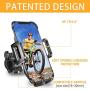 Phone Holder Mount for Bike Handle bar - Motorcycle Cell Phone Clamp, Scooter Phone Mount Cradle for iPhone 11 Pro Max Xs Xr SE2 8 Plus, Samsung Galaxy S20 Note 10 S9+ and More Smartphones