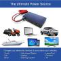 HALO Bolt 58830 mWh Portable Phone Laptop Charger Car Jump Starter with AC Outlet and Car Charger - Blue Graphite
