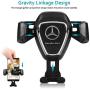 Car Mount Phone Holder Automatic Locking Universal Air Vent GPS Cell Phone Holder for Mercedes-Benz (for Mercedes-Benz)