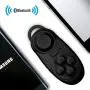 MorjavaPR-001 Mini Portable Wireless Bluetooth Controller Joystick Remote Gamepad Music Player Camera Shutter for Ebook iPod Ipad Pc iPhone Samsung (Black)