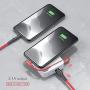 Portable Charger 10000mAh Power Bank,KONFULON Cellphone Charger,Ultra Compact Backup Battery with Built in Cable Compatible with iPhone11/XS/XR/X/8/8P/7/6/6S