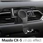 LUNQIN Car Phone Holder for Mazda CX-5 CX5 2017-2020 Auto Accessories Navigation Bracket Interior Decoration Mobile Cell Phone Mount