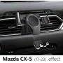 LUNQIN Car Phone Holder for Mazda CX-5 CX5 2017-2020 Auto Accessories Navigation Bracket Interior Decoration Mobile Cell Phone Mount