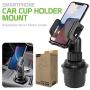 Cellet Car Cup Holder Mount, Adjustable Smart Phone Cradle for iPhone 11 Pro XR XS Max X 8 Plus 7 SE Samsung Note 10 + 9 Galaxy S20+ Ultra S10+ S9 A71 A51 A21 A11LG Stylo 6 V60 Moto z4 edge+ e6