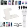 Wireless Charger 4 in 1 Charging Dock for Airpods Pro and Iwatch 5 Charging Station Fast Charging Stand for iPhone 11/11Pro/11 Pro Max/X/XS/XR/Xs Max 8/8 Plus,for Samsung S10/S9/S8//Note 10/9/8 White Wireless Charger 4 in 1 Charging Dock for Airpods Pro and Iwatch 5 Charging Station Fast Charging Stand for iPhone 11/11Pro/11 Pro Max/X/XS/XR/Xs Max 8/8 Plus,for Samsung S10/S9/S8//Note 10/9/8 White