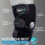 EzyFit Knee Brace Support for Arthritis, ACL, LCL, MCL, Sports Exercise, Meniscus Tear Injury Recovery - Side Stabilizers Open Patella - Best Comfort Fit Adjustable Neoprene Wrap - 3 Sizes EzyFit Knee Brace Support for Arthritis, ACL, LCL, MCL, Sports Exercise, Meniscus Tear Injury Recovery - Side Stabilizers Open Patella - Best Comfort Fit Adjustable Neoprene Wrap - 3 Sizes