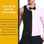 TAILONG Men Compression Shirt for Body Slimming Tank Top Shaper Tight Undershirt Tummy Control Girdle