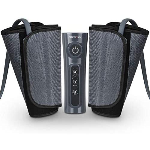 CINCOM Leg Massager for Circulation Air Compression Calf Wraps with 2 Modes 3 Intensities and Helpful for RLS and Edema