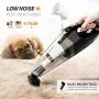 VacLife Handheld Vacuum, Hand Vacuum Cordless Rechargeable, Small and Portable with High Power and Quick Charge for Home and Car Cleaning, Black & Orange