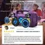 AOMAIS GO Bluetooth Speakers, 40H Playtime Outdoor Portable Speaker, 40W Stereo Sound Rich Bass, IPX7 Waterproof Bluetooth 5.0 Wireless Pairing,10000mAh Power Bank, for Party, Travel-Purple[2020 New]