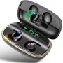 DuoTen Wireless Earbuds, IPX7 Waterproof Earbuds Bluetooth 5.0 Headphones 150 Hours Playtime, TWS Stereo Sound Wireless Earphones with 3000mAh Charging Case LCD Display CVC8.0