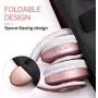 Bluetooth Headphones Over Ear, Pollini Wireless Headset V5.0 with Deep Bass, Soft Memory-Protein Earmuffs and Built-in Mic for iPhone/Android Cell Phone/PC/TV (Rose Gold) Bluetooth Headphones Over Ear, Pollini Wireless Headset V5.0 with Deep Bass, Soft Memory-Protein Earmuffs and Built-in Mic for iPhone/Android Cell Phone/PC/TV (Rose Gold)