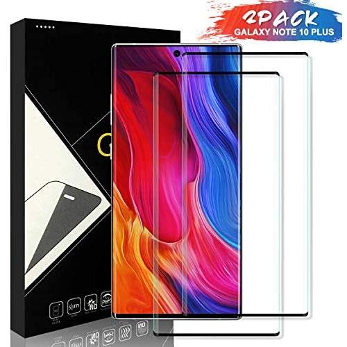 Yersan [2 Pack] for Samsung Galaxy Note 10 Plus Screen Protector, 9H Hardness Anti-Scratch Full Coverage Case Friendly Tempered Glass Screen Protector Film for Samsung Galaxy Note 10 Plus