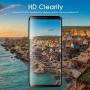 Galaxy S9 Plus Screen Protector Tempered Glass (2 Pack), OTAO 3D Curved Dot Matrix [Full Screen Coverage] Glass Screen Protector for Samsung Galaxy S 9 Plus with Installation Tray [Case Friendly]