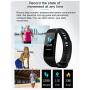 iSTYLE Y5 Fitness Tracker with Heart Rate Monitor Bluetooth Smart Watch Activity Tracker Waterproof Step Counter Pedometer and Calorie Counter for Android and iOS Smartphone