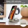 Quezqa Wireless Charging Stand – 3 in 1 Fast Wireless Charger – Qi Charging Station Dock Compatible with AirPods Pro Apple Watch Series 5 4 3 2 iPhone 11 Pro Max Xs X Xr 8(with QC 3.0 Adapter) Quezqa Wireless Charging Stand – 3 in 1 Fast Wireless Charger – Qi Charging Station Dock Compatible with AirPods Pro Apple Watch Series 5 4 3 2 iPhone 11 Pro Max Xs X Xr 8(with QC 3.0 Adapter)
