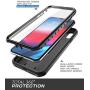 SUPCASE Unicorn Beetle Pro Series Case Designed for iPhone XR, with Built-In Screen Protector Full-Body Rugged Holster Case for iPhone XR 6.1 Inch (2018 Release) (Black)