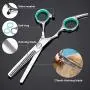 J-Bonest 8PCs Stainless Steel Dog Grooming Scissors Kit, Heavy Duty Pet Grooming Trimmer Set with Thinning, Straight, Curved Shears Comb for Large Small Dog Long Short Curly Hair J-Bonest 8PCs Stainless Steel Dog Grooming Scissors Kit, Heavy Duty Pet Grooming Trimmer Set with Thinning, Straight, Curved Shears Comb for Large Small Dog Long Short Curly Hair